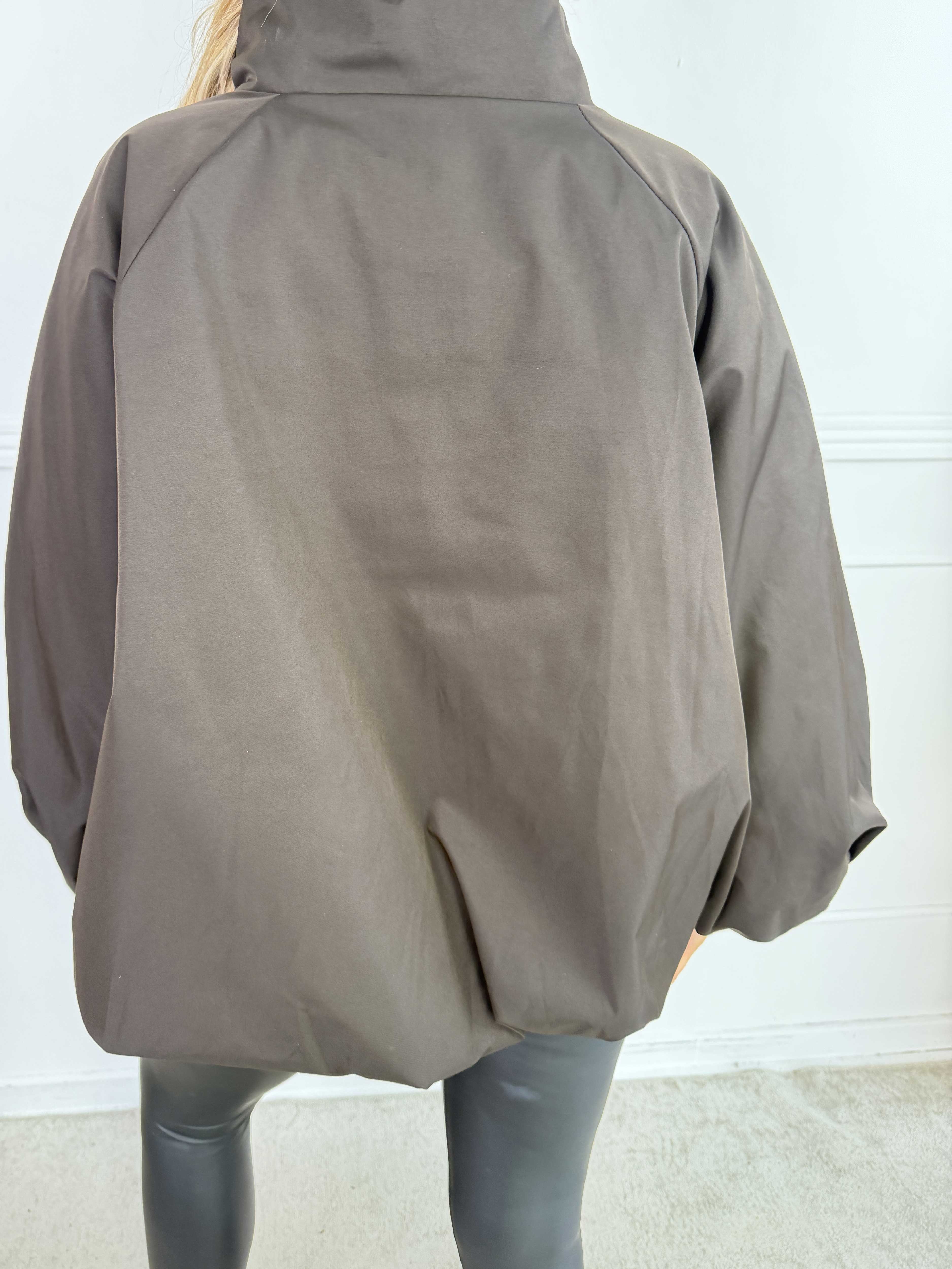 Gemma – Varm och trendig plus size quiltad bomberjacka